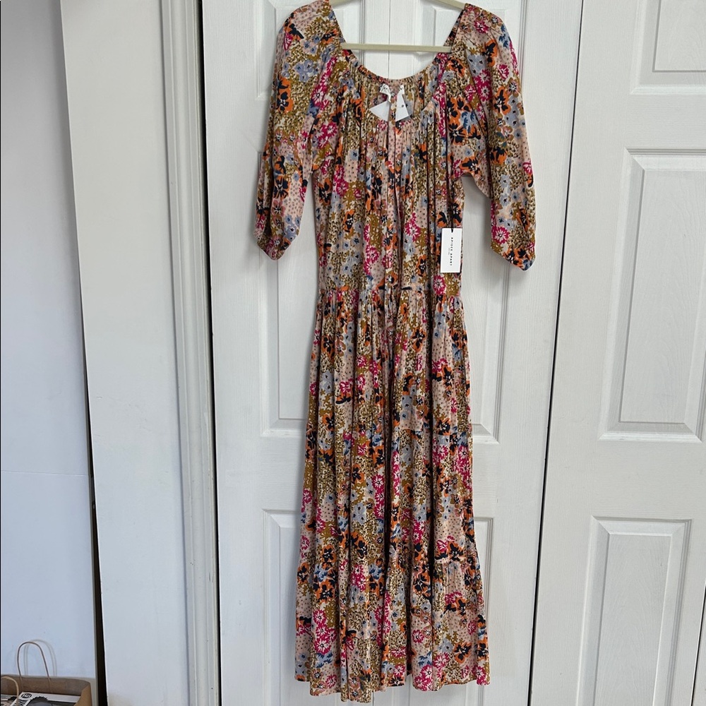 Apiece Apart Tilton maxi dress in wildflowers size medium BNWT